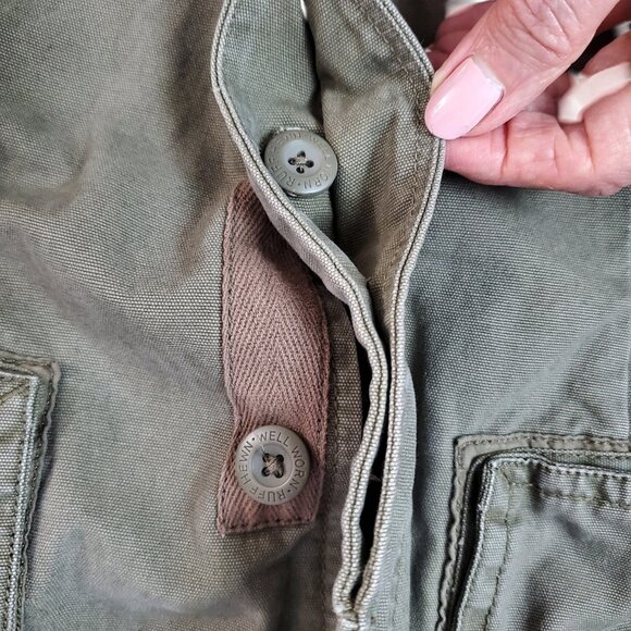 RuffHewn Military Green Army Jacket 100% Cotton L - Picture 6 of 16